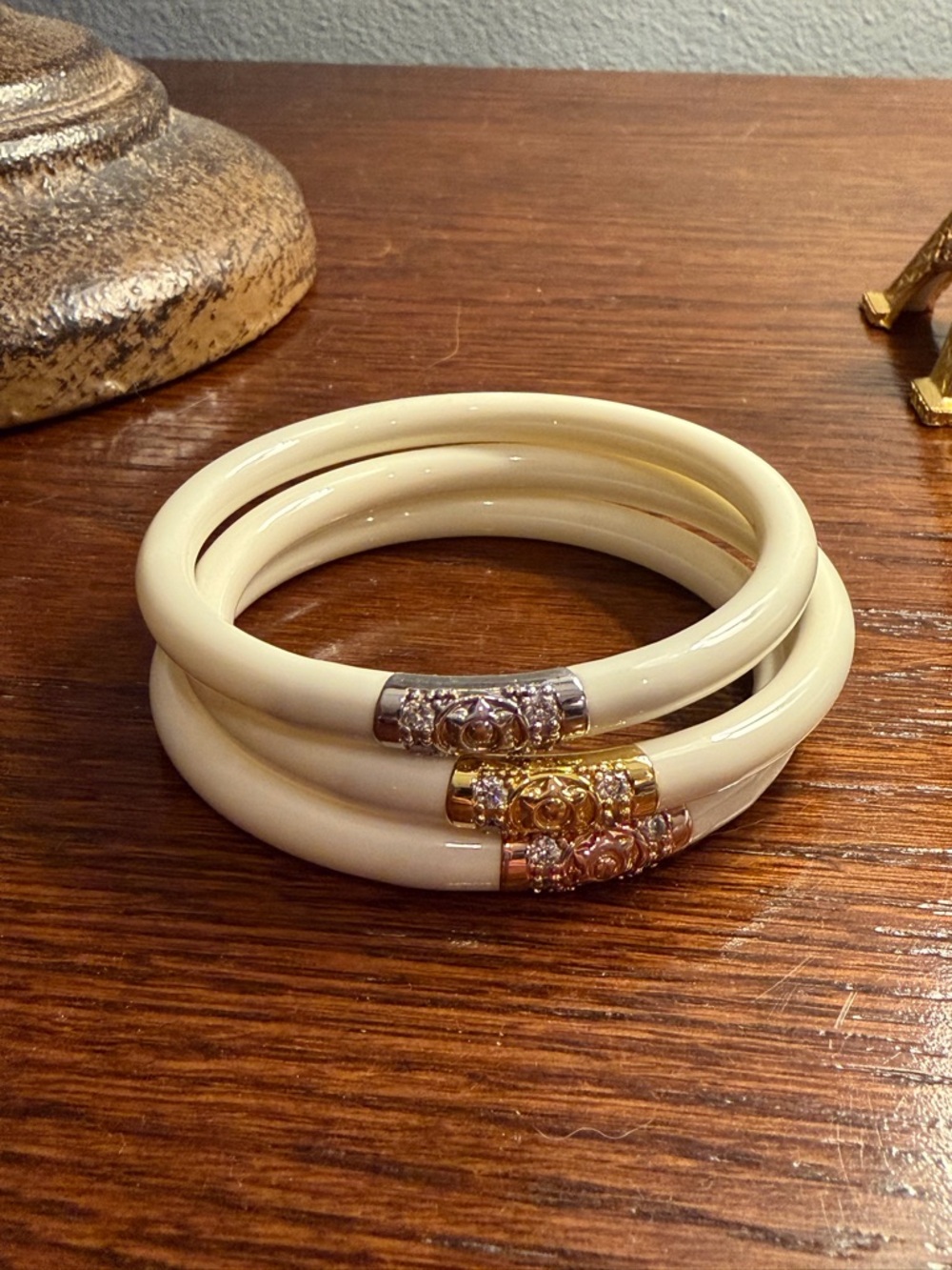 Budhagirl Three Kings All Weather Bangles Set. Like New.